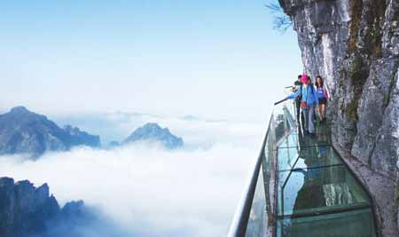 長沙出發(fā)到張家界天門山、玻璃棧道、天門洞一日游